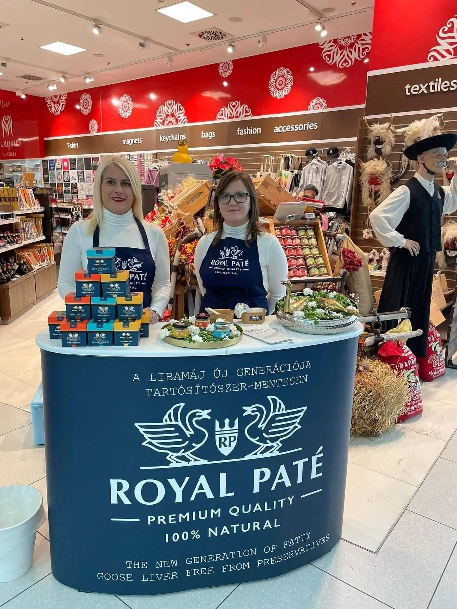 Royal Paté márkázott kitelepülés és termékbemutató