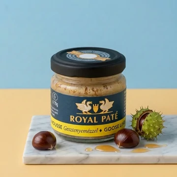  Csomagolásmentes Prémium Libamáj Mousse – gesztenyemézzel